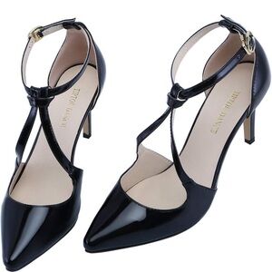 Dance Chic High Heels Pointed Toe Crisscross Strappy Stilettos Shoes